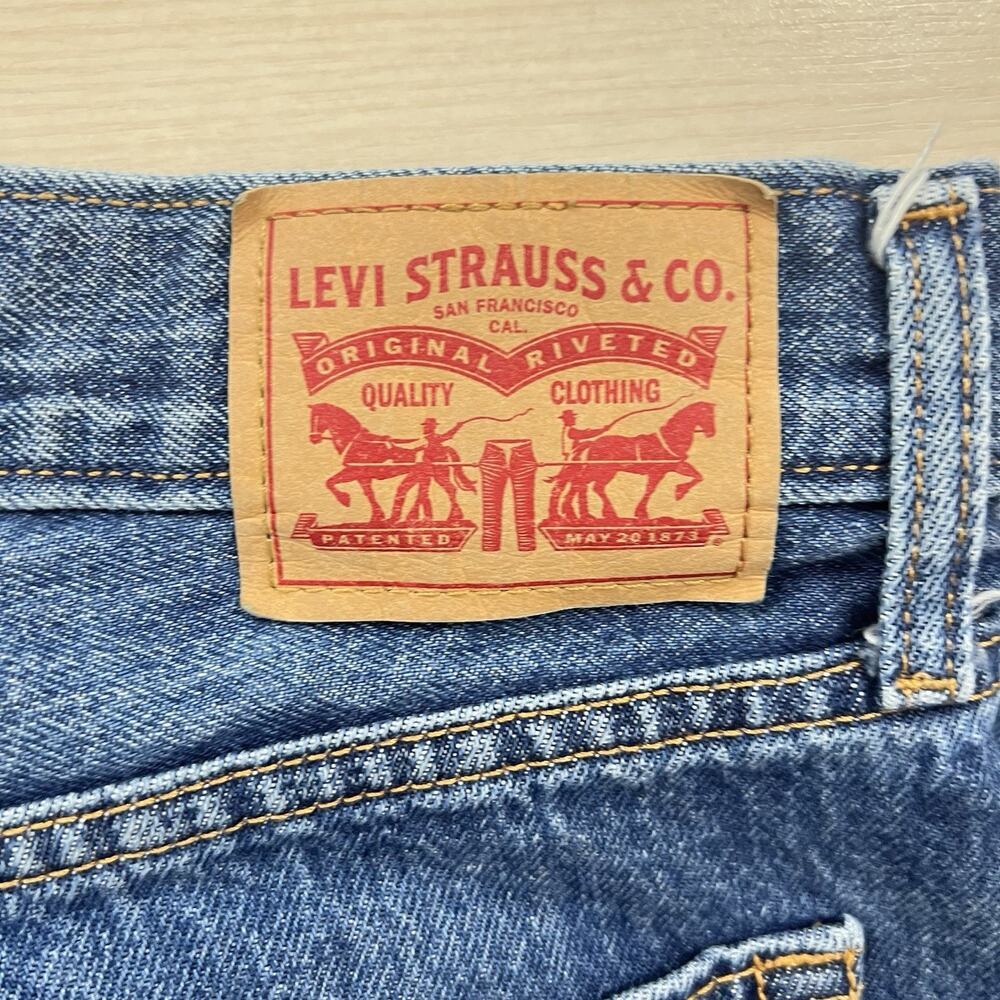 Levi's Straight Leg Jeans in Dark Blue Denim - Picture 8 of 9